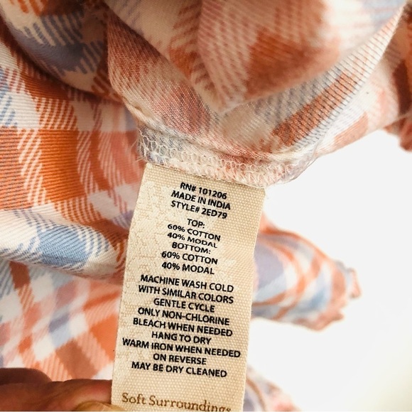 Soft Surroundings Night Divine Pajama Top - Picture 12 of 14